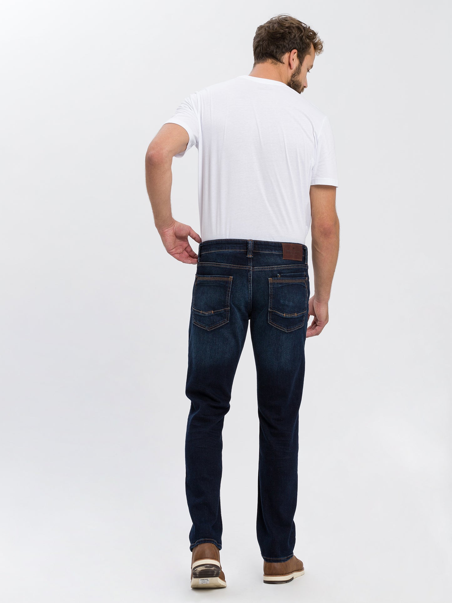 Dylan Herren Jeans Regular Fit Regular Waist Straight Leg dunkles blau