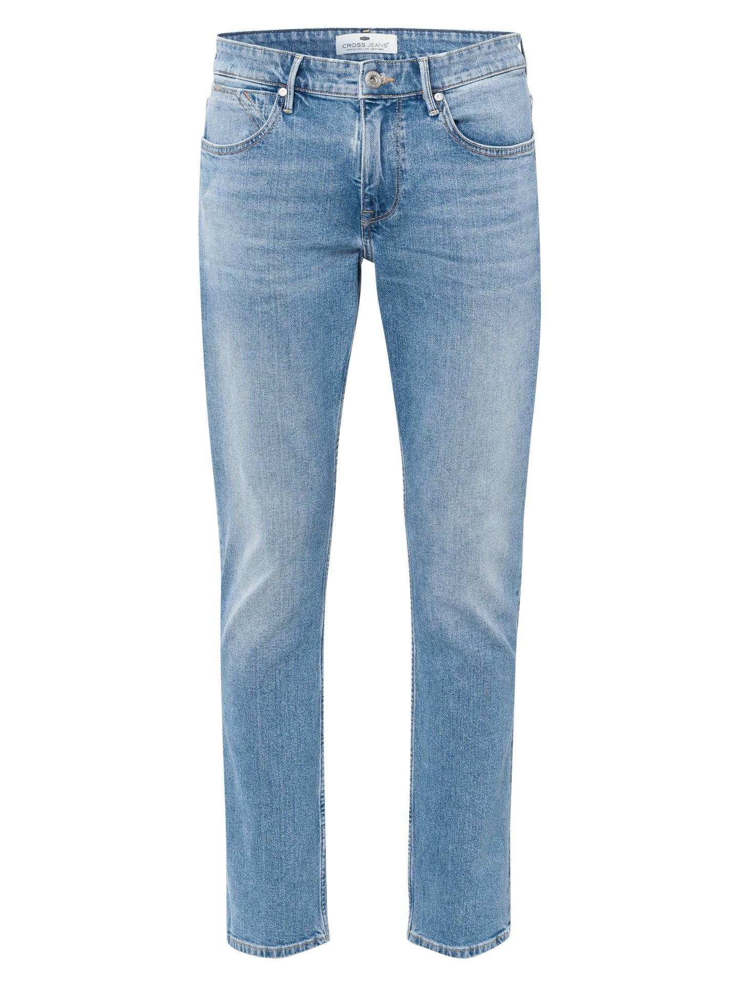 Dylan Herren Jeans Regular Fit Regular Waist Straight Leg hellblau