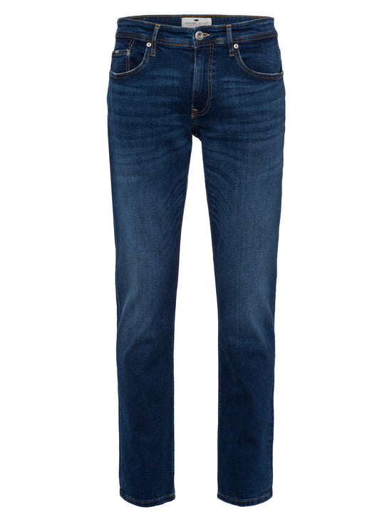 Dylan Herren Jeans Regular Fit Regular Waist Straight Leg blau