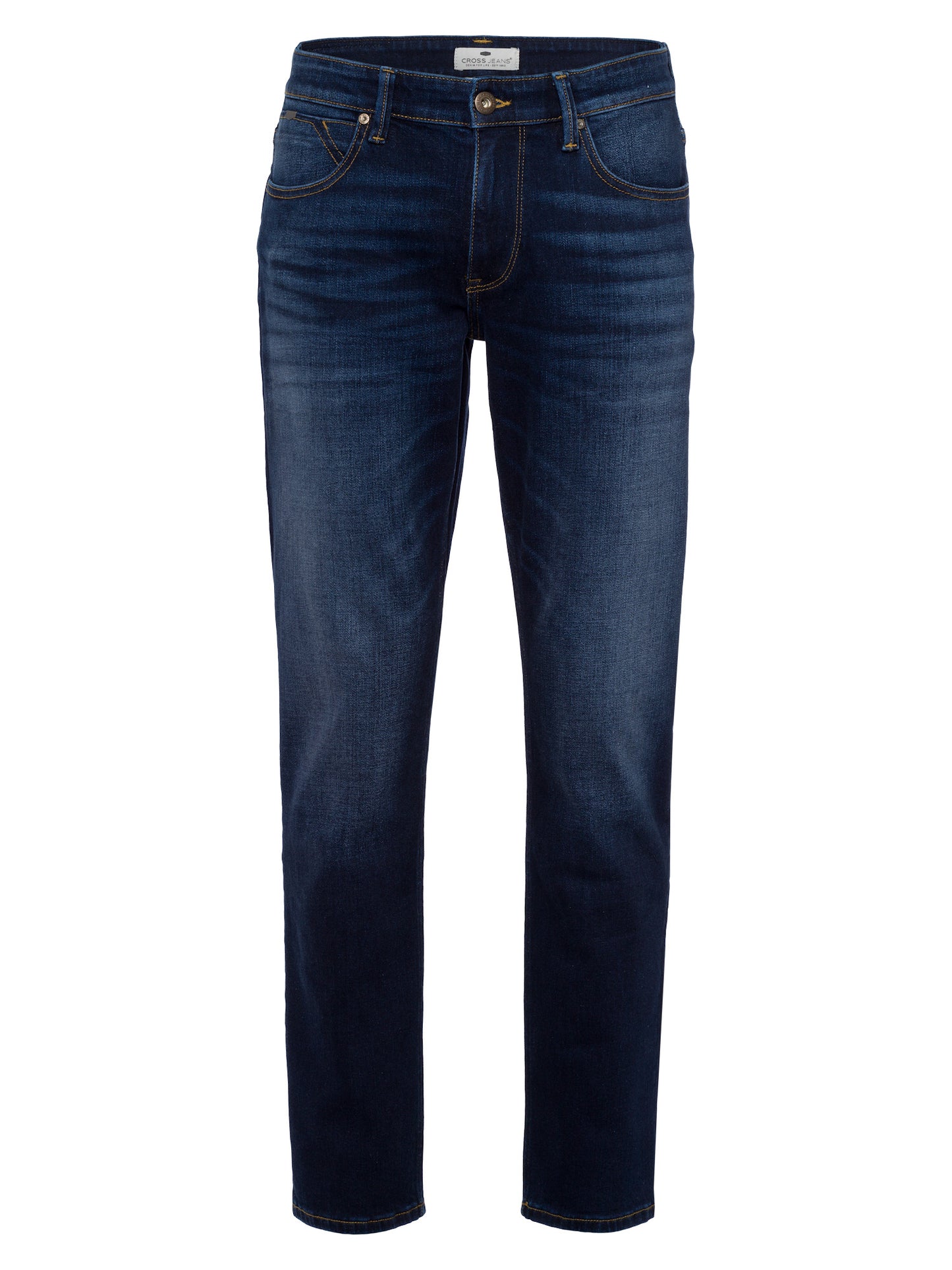 Dylan Herren Jeans Regular Fit Regular Waist Straight Leg mittelblau