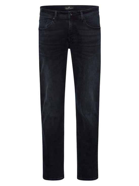 Dylan Herren Jeans Regular Fit Regular Waist Straight Leg blauschwarz