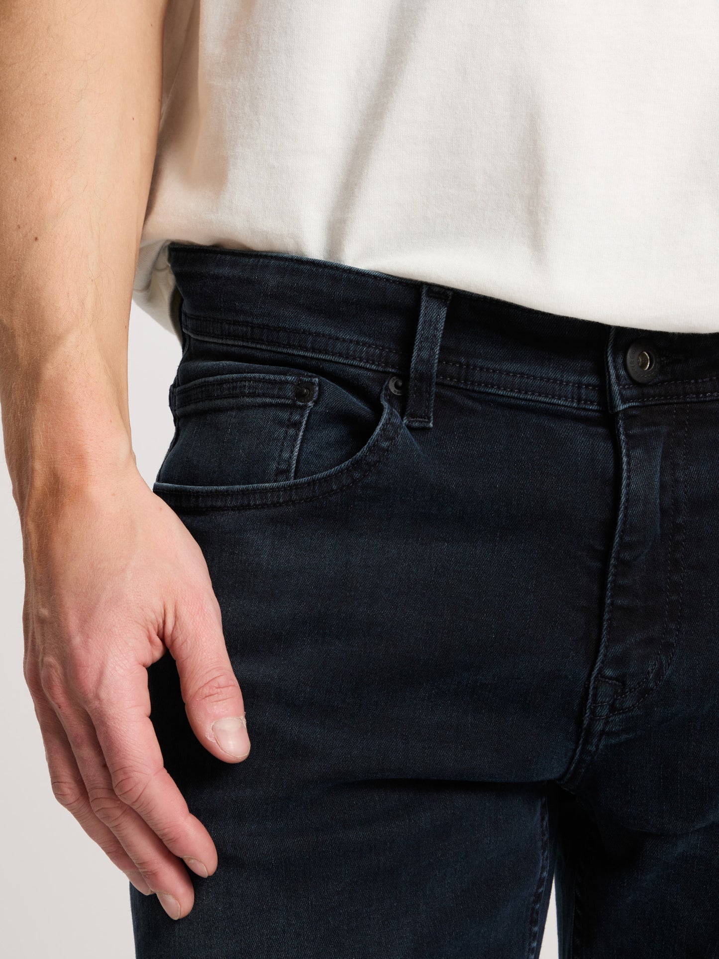 Dylan Herren Jeans Regular Fit Regular Waist Straight Leg blauschwarz