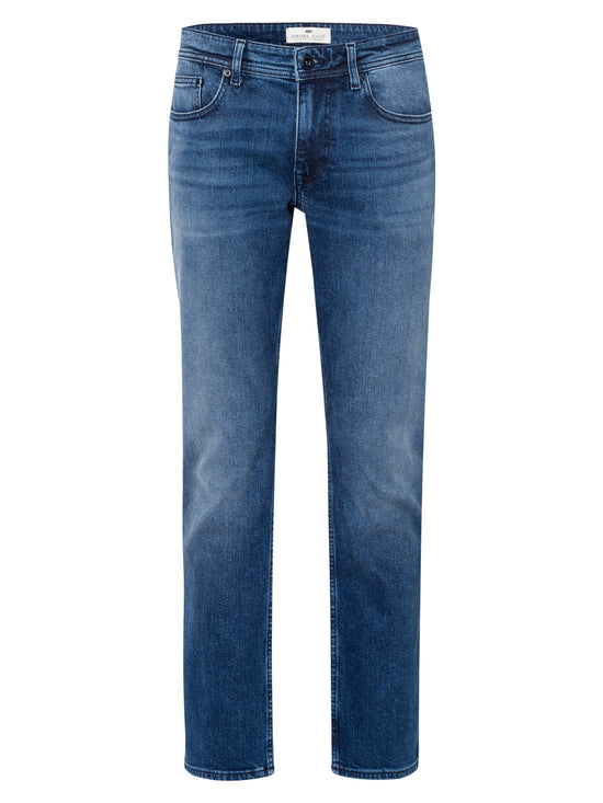 Dylan Herren Jeans Regular Fit Regular Waist Straight Leg dunkel blau