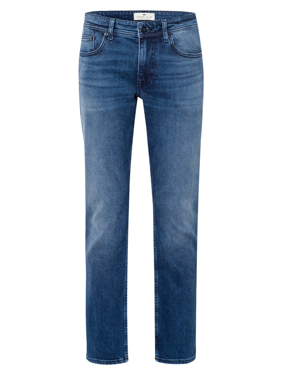 Dylan Herren Jeans Regular Fit Regular Waist Straight Leg dunkel blau