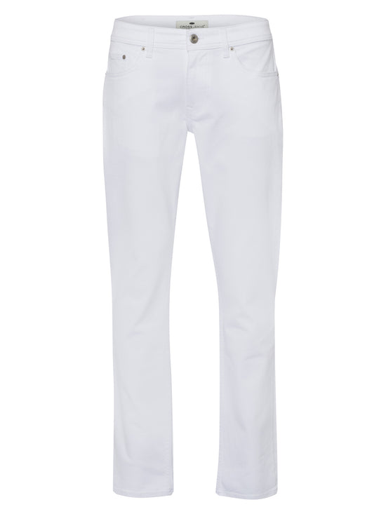 Dylan men's jeans regular fit regular waist straight leg white