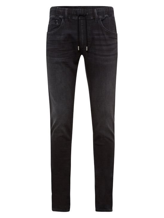Jimi Men's Jeans Slim Fit Regular Waist Tapered Leg
