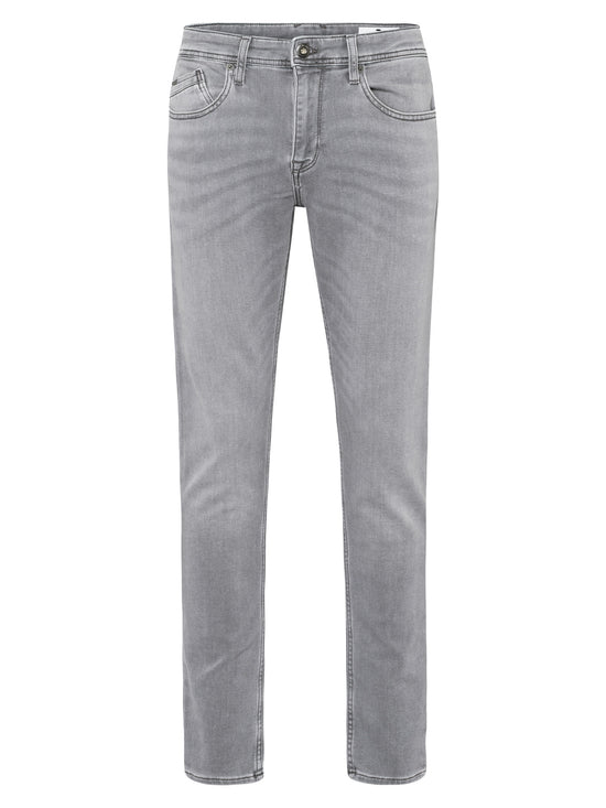 Jimi Men's Jeans Slim Fit Regular Waist Tapered Leg grey