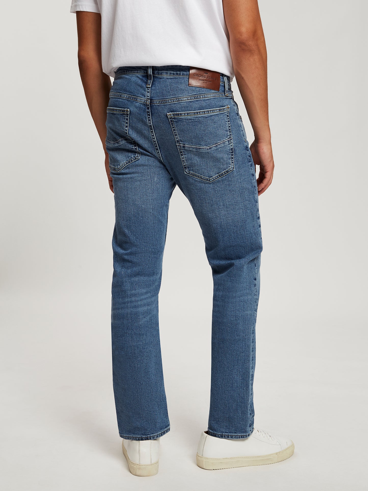 Cross Jeans Damien men's jeans slim fit medium blue
