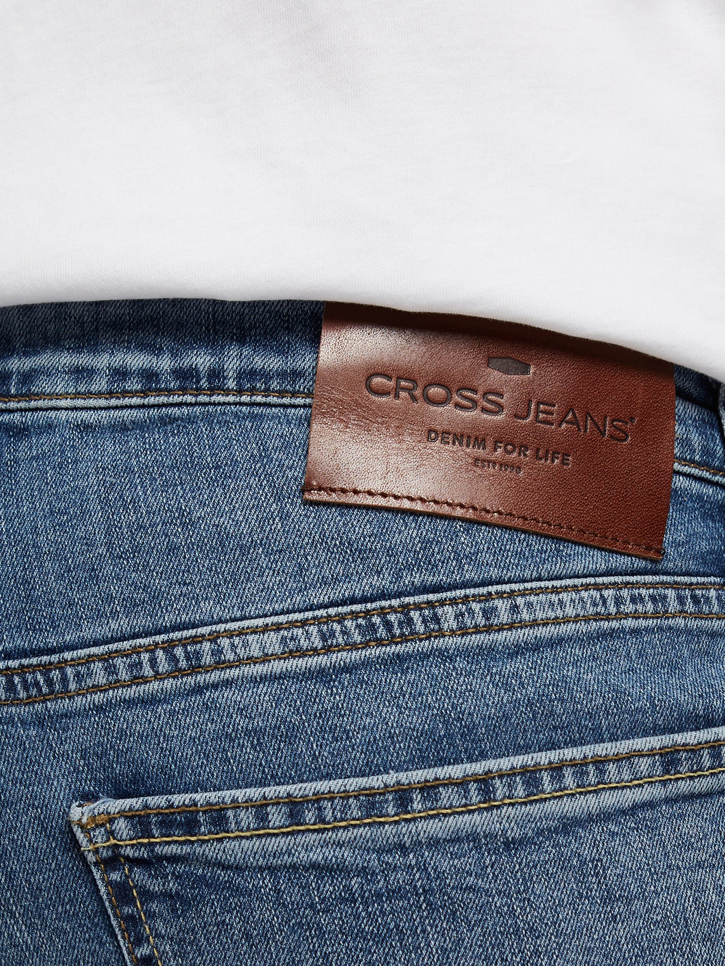 Cross Jeans Damien men's jeans slim fit medium blue
