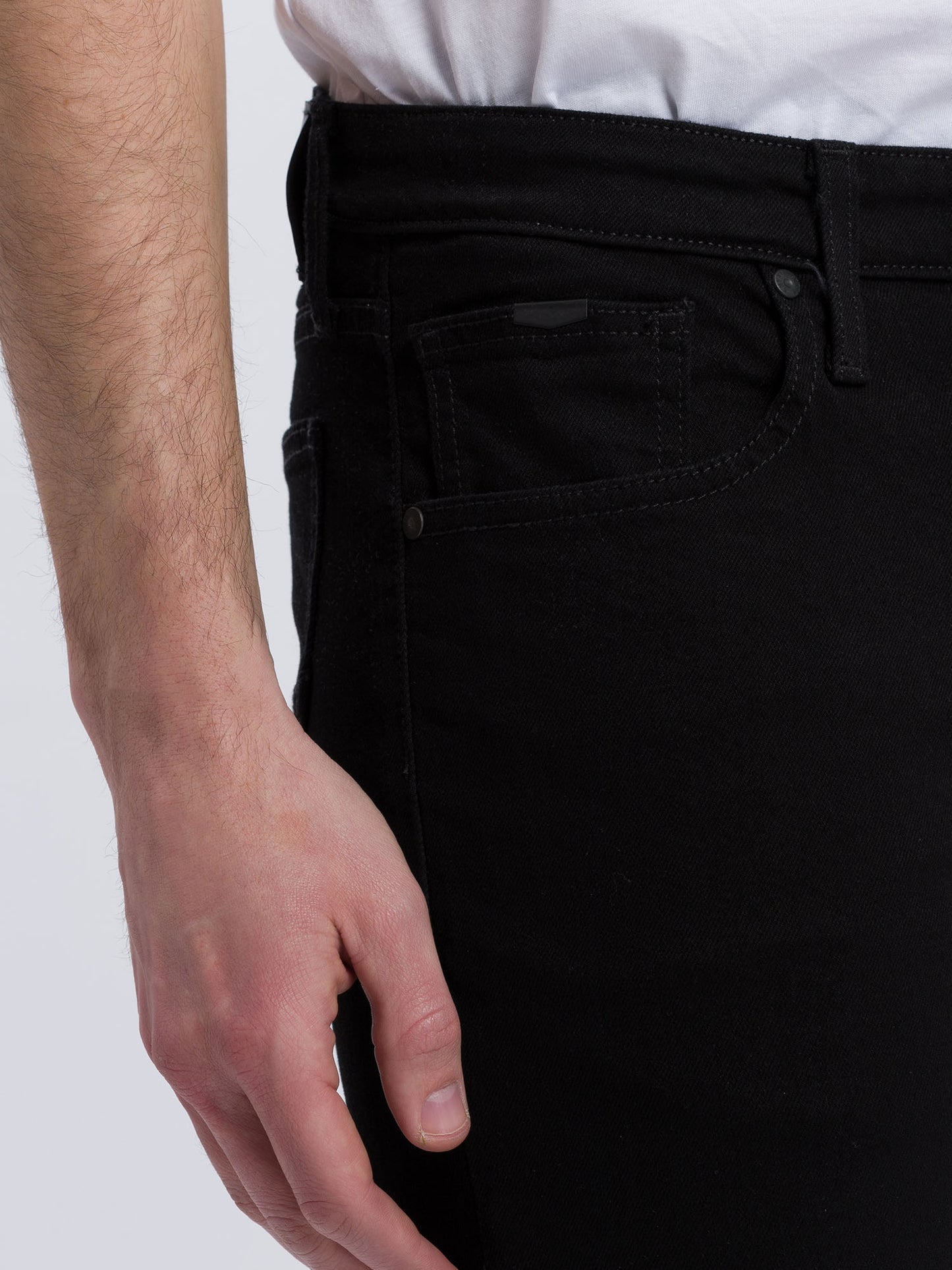 Damien Herren Jeans Slim Fit Regular Waist Straight Leg schwarz