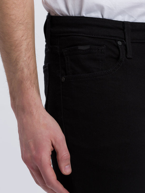 Damien Herren Jeans Slim Fit Regular Waist Straight Leg schwarz