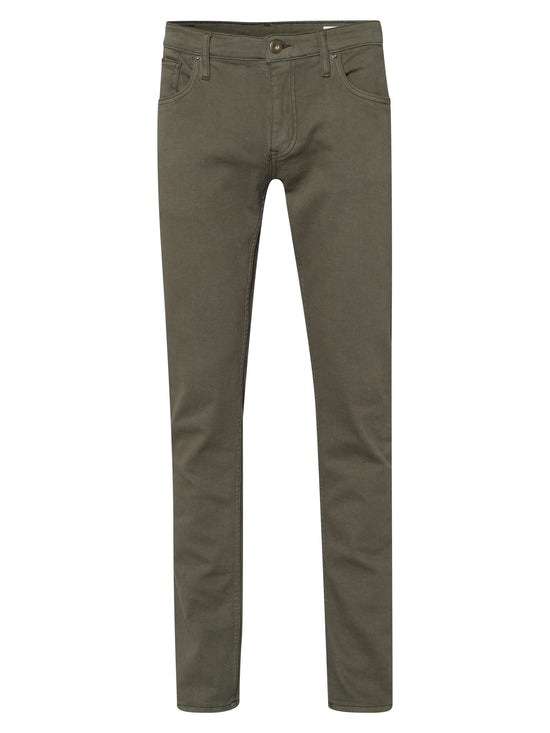 Damien men's jeans slim fit regular waist straight leg khaki