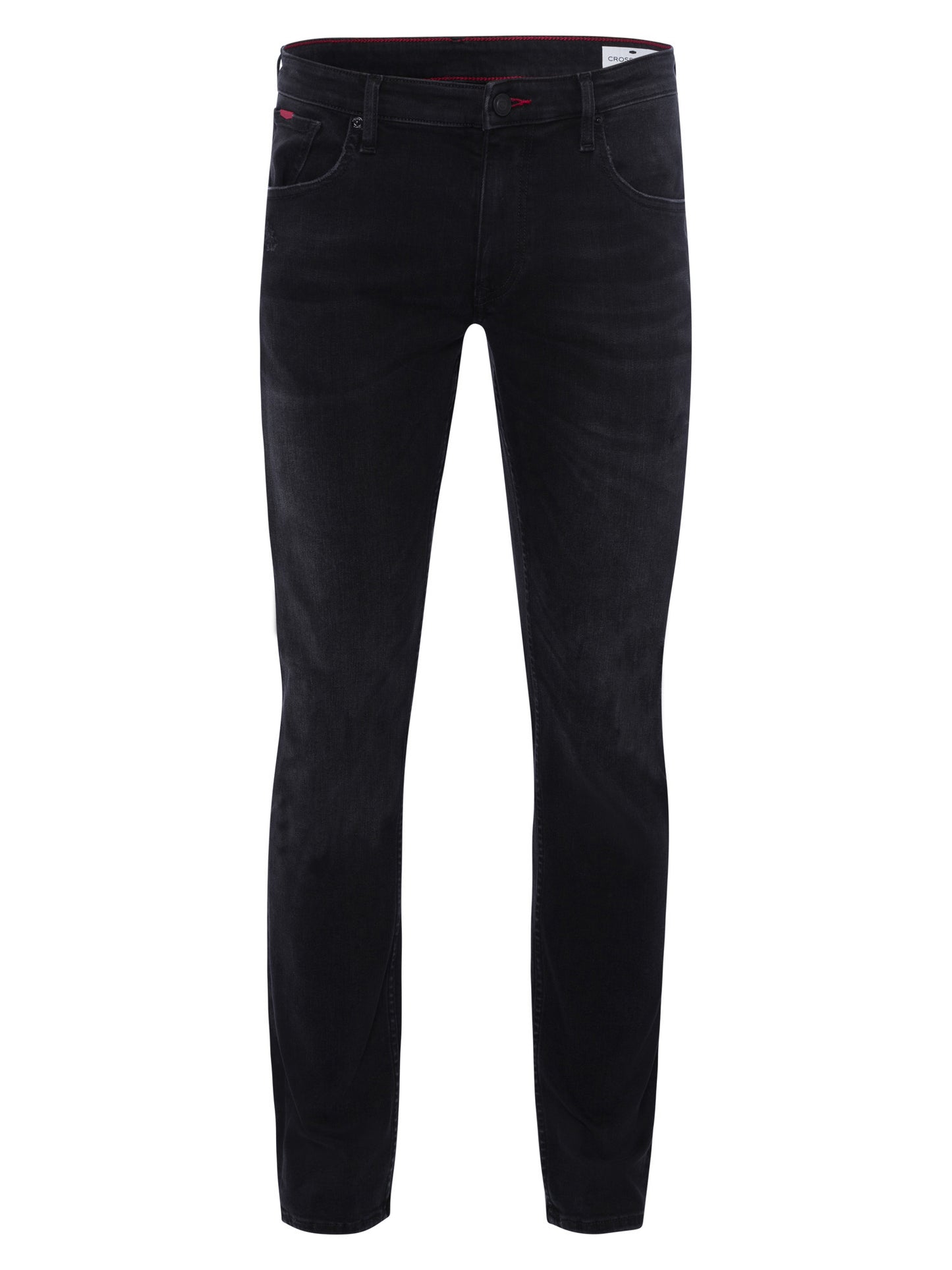 Damien men's jeans slim fit regular waist straight leg black