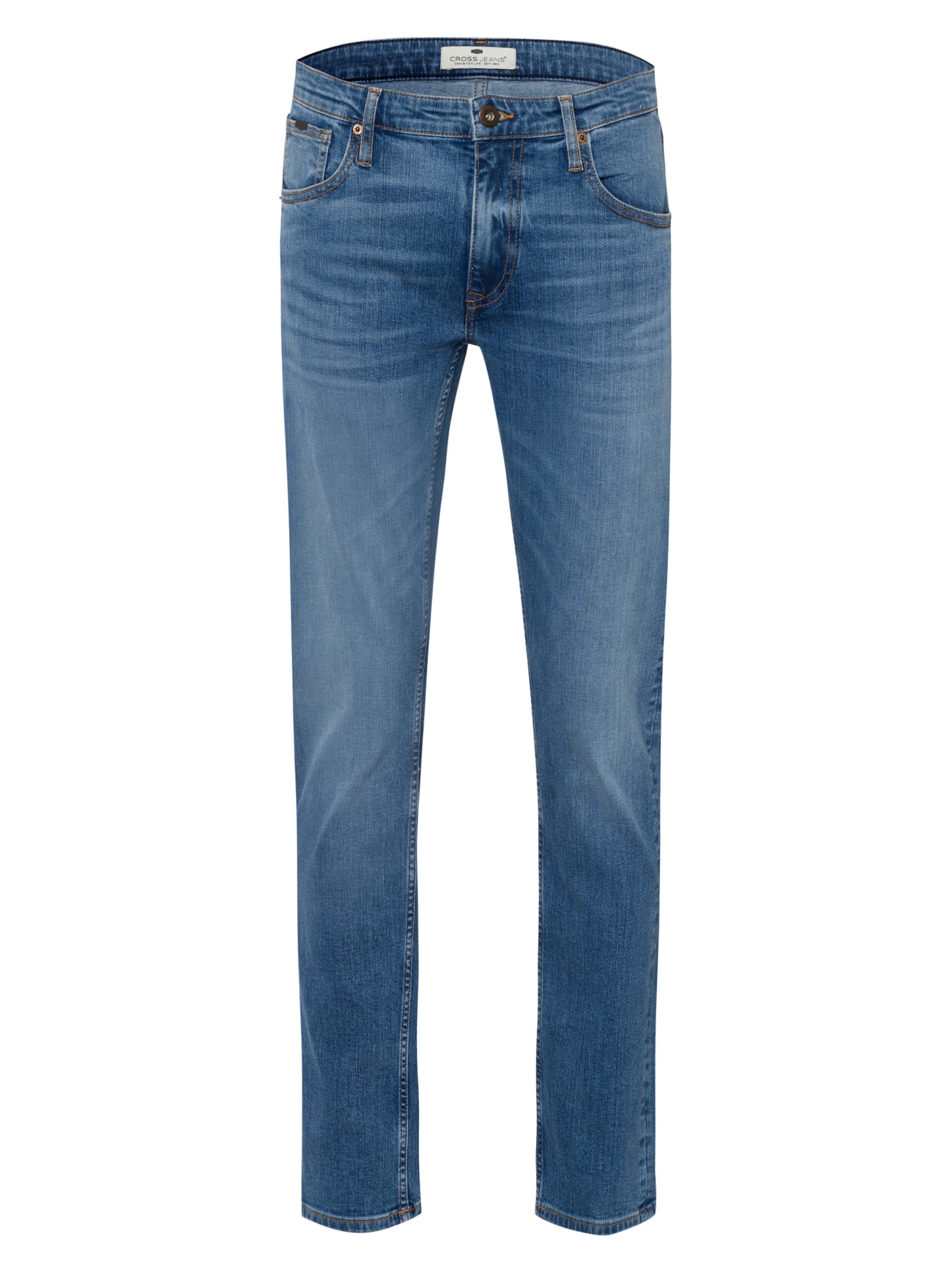 Damien Herren Jeans Slim Fit Straight Leg hellblau