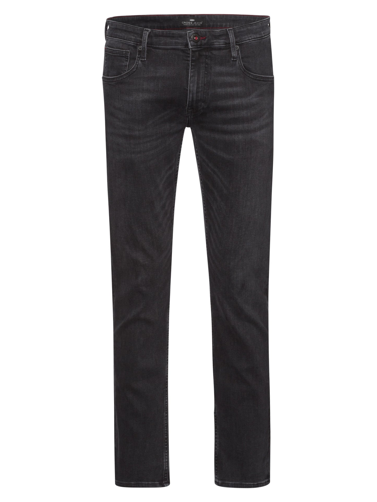 Damien Herren Jeans Slim Fit Straight Leg anthrazit