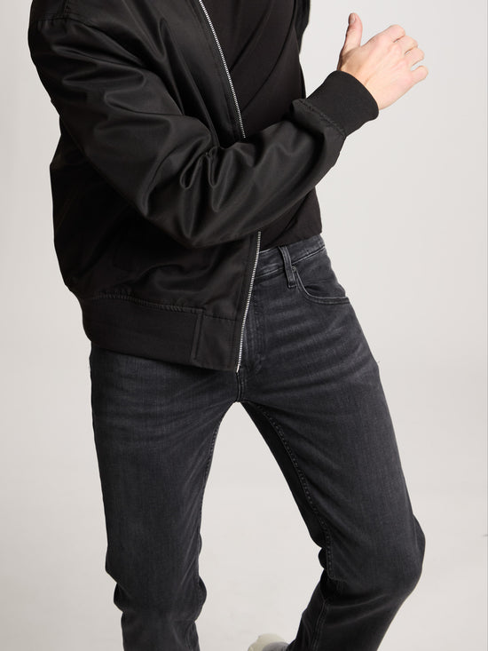 Damien Herren Jeans Slim Fit Straight Leg anthrazit