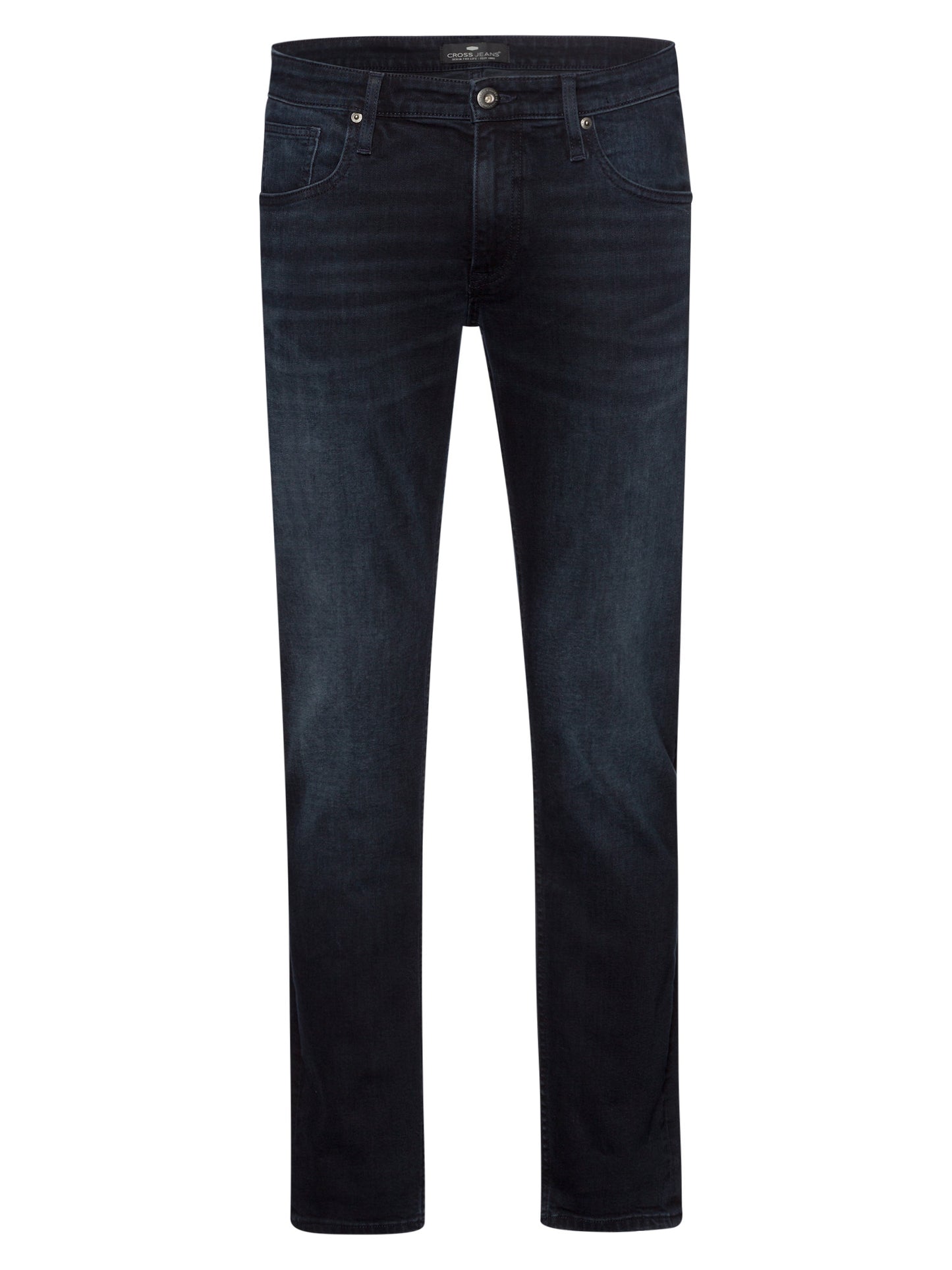 Damien men's jeans slim fit straight leg blue black