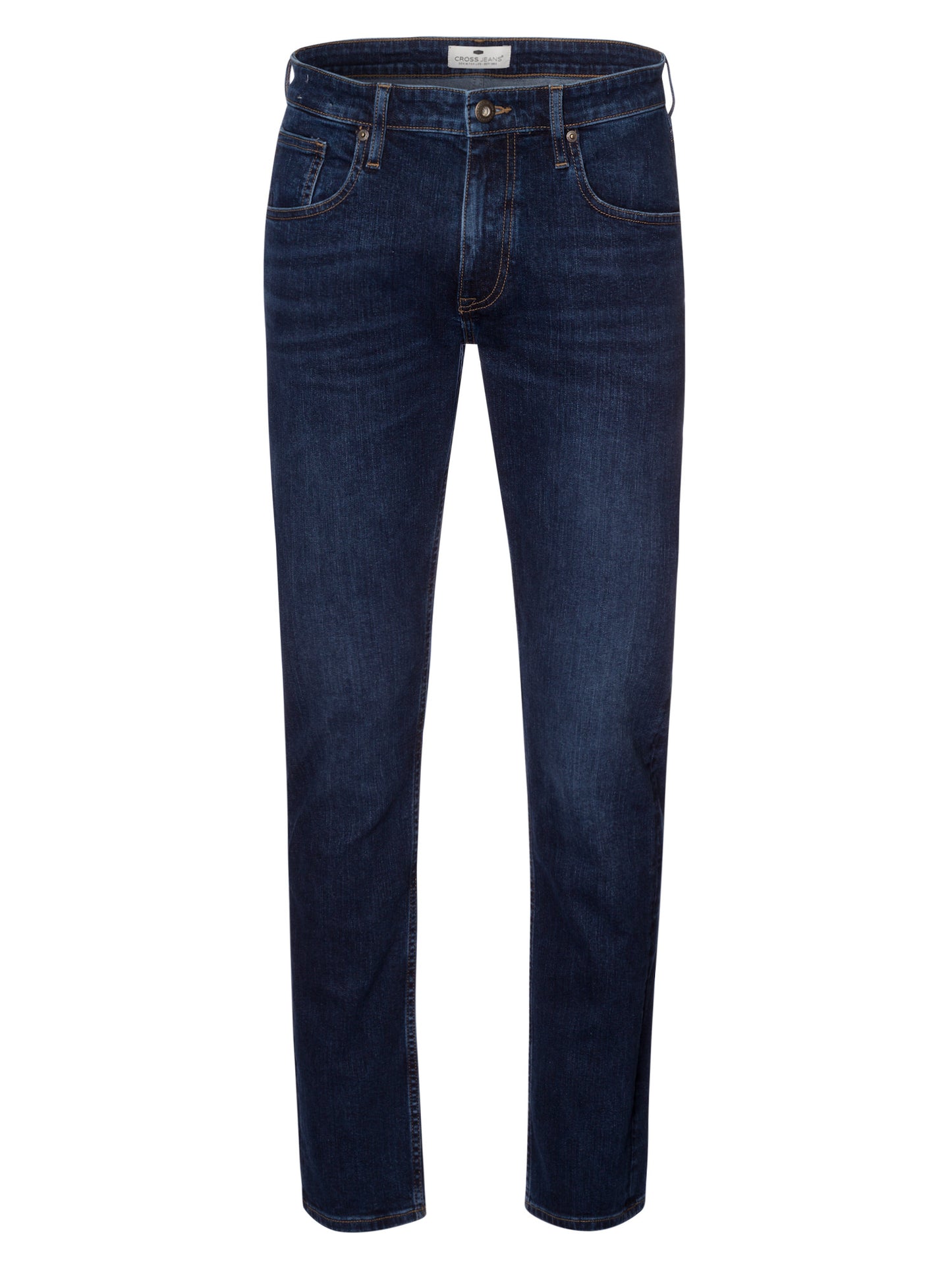 Damien men's jeans slim fit straight leg medium blue