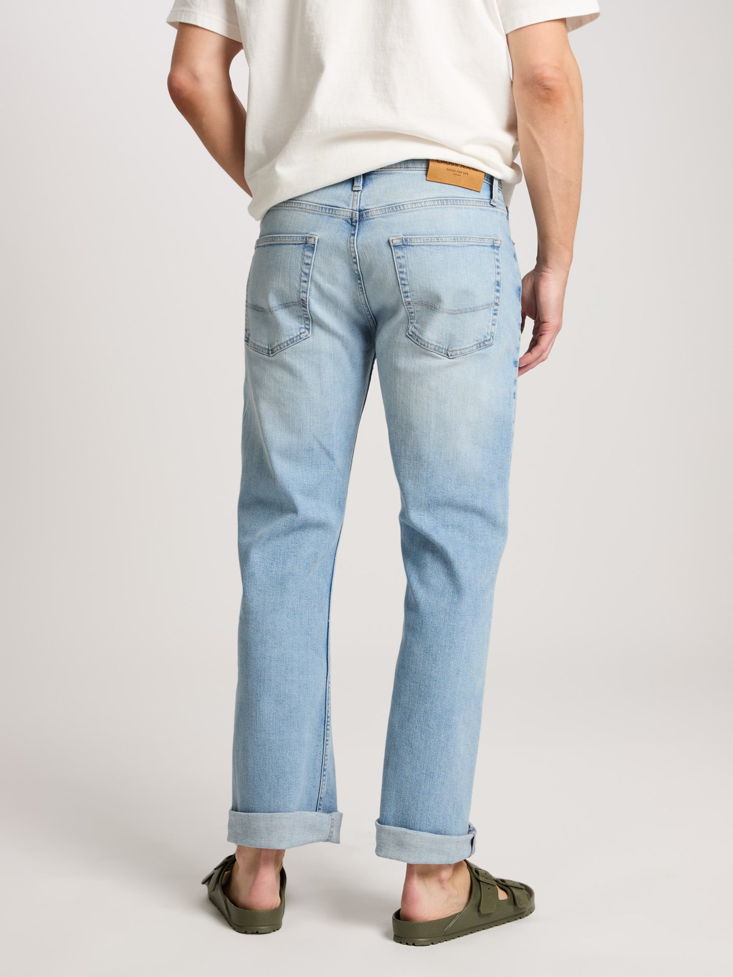 Colin men's jeans bootcut in light blue
