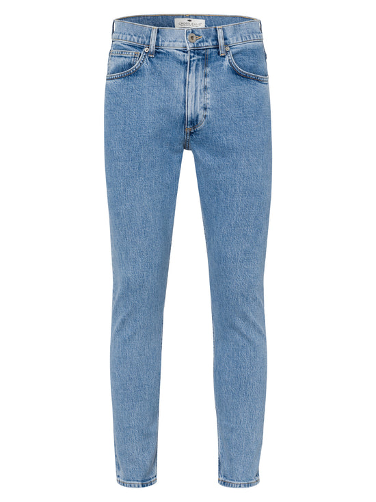 Fınn Herren Jeans Regular Fit Tapered Leg hellblau