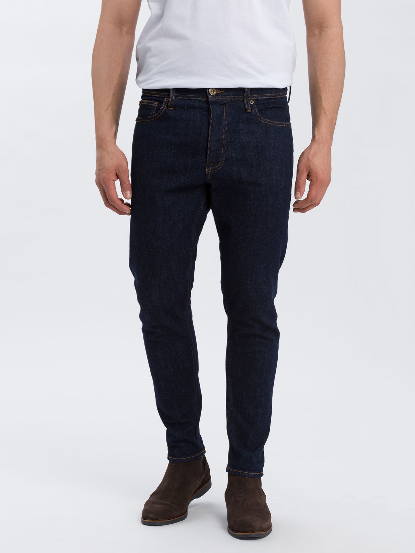 Jaden men's jeans regular tapered rinsed