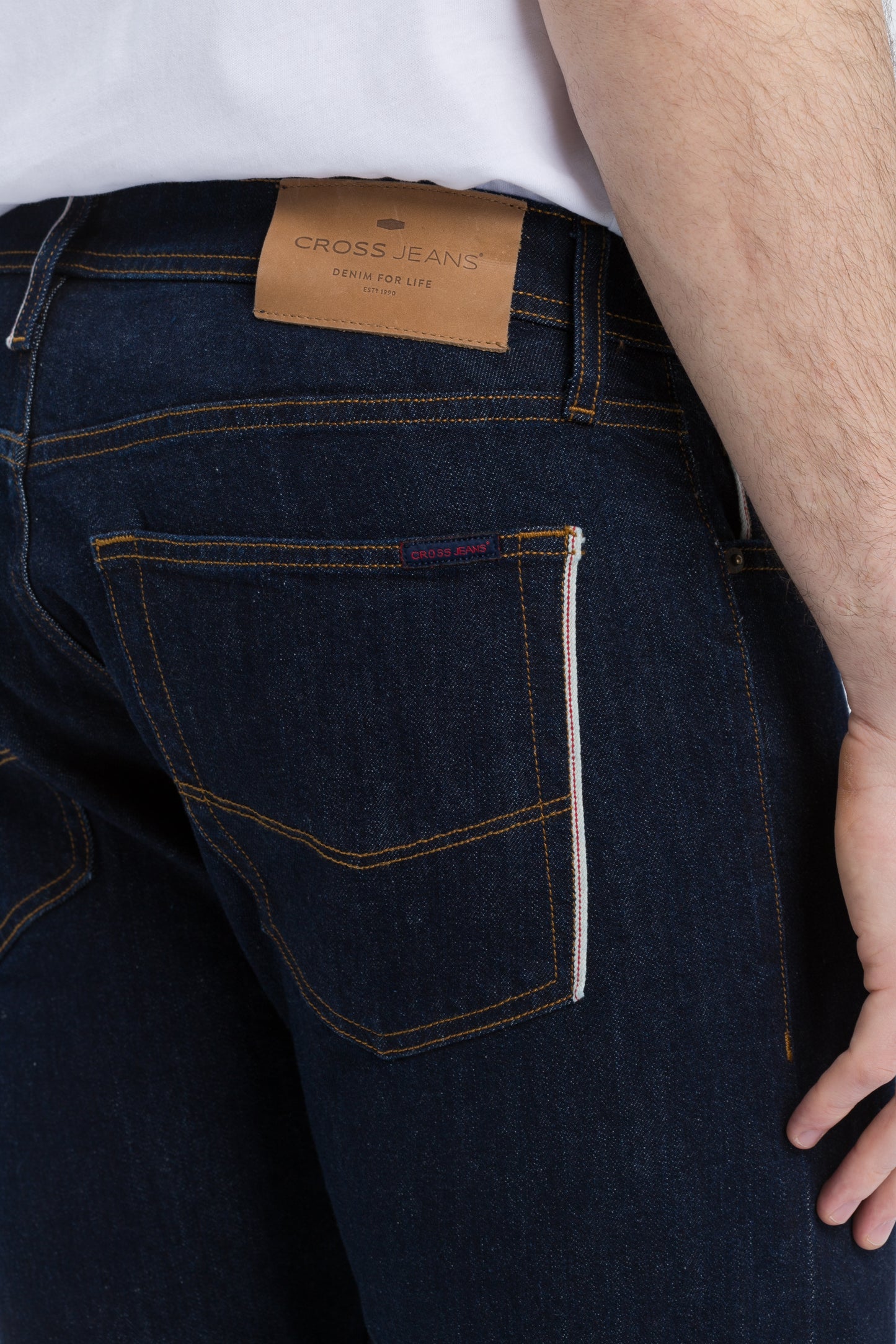 Jaden men's jeans regular tapered rinsed