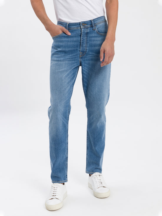 Jaden men's jeans regular tapered medium blue
