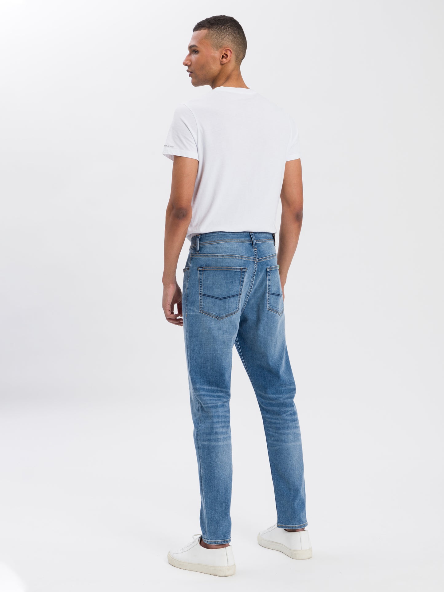 Jaden men's jeans regular tapered medium blue