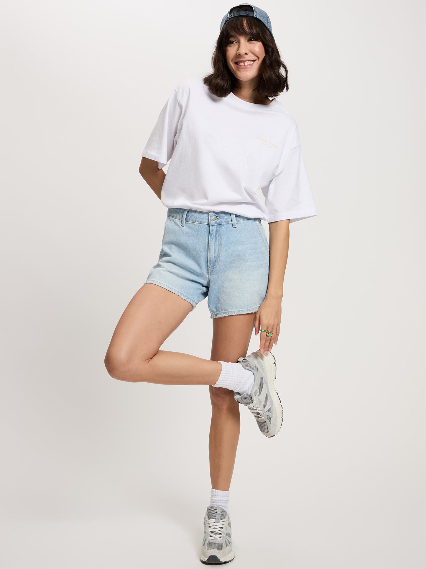 Damen Shorts Relaxed Fit hellblau