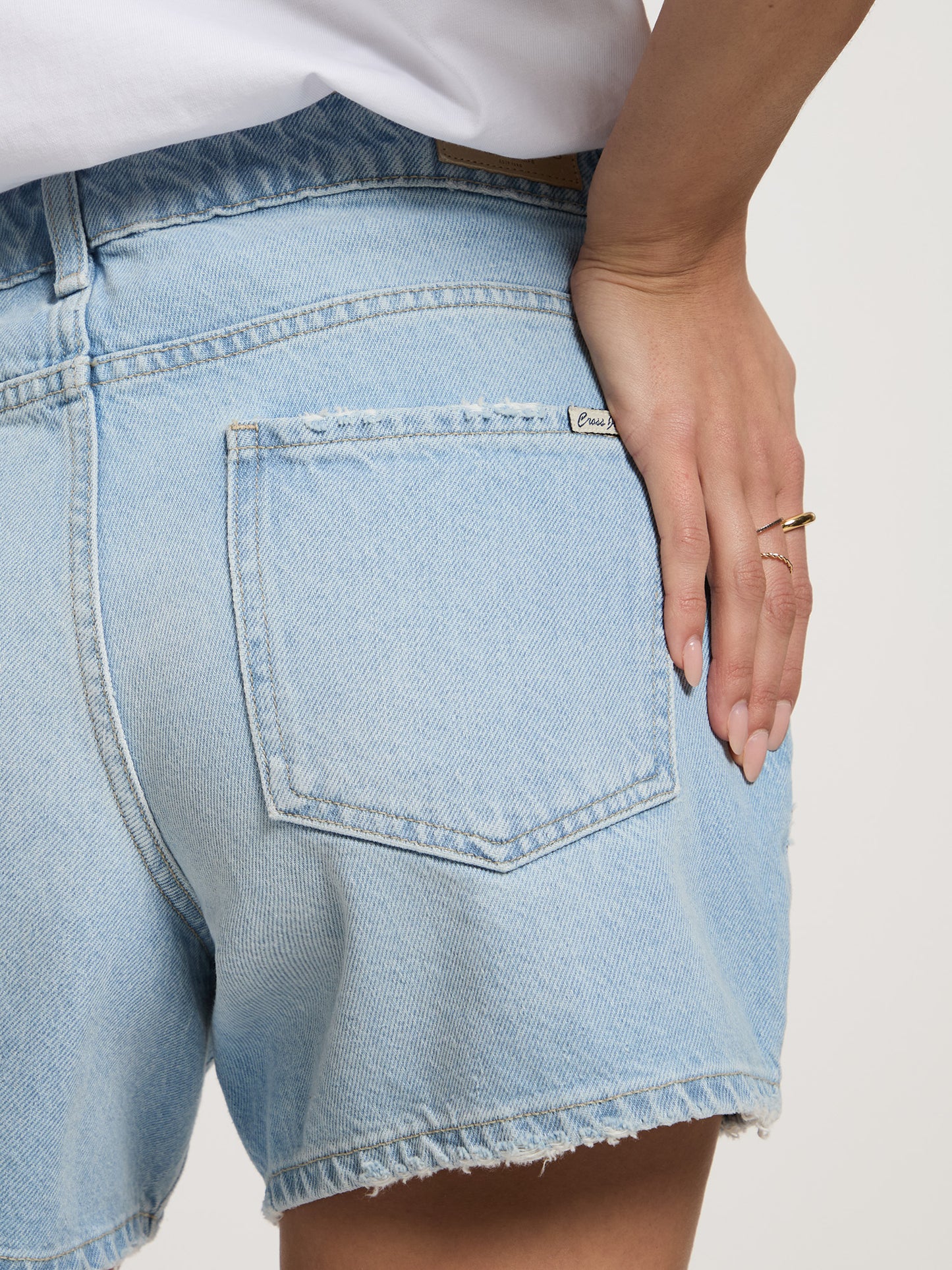 Damen Shorts Relaxed Fit hellblau