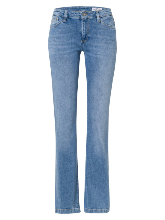 Lauren women's jeans regular fit high waist bootcut light blue