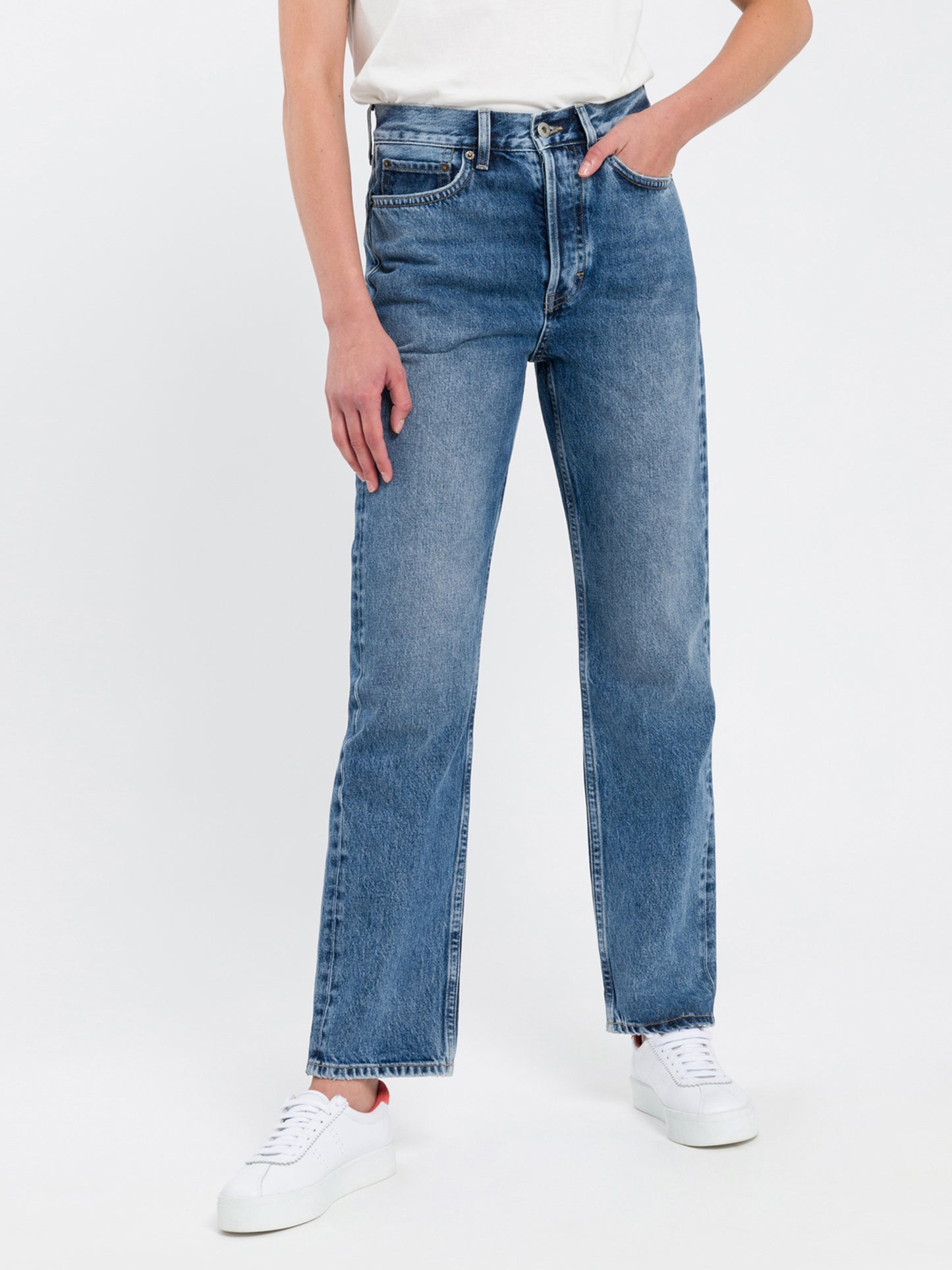 Diana women's jeans Dad Fit medium blue