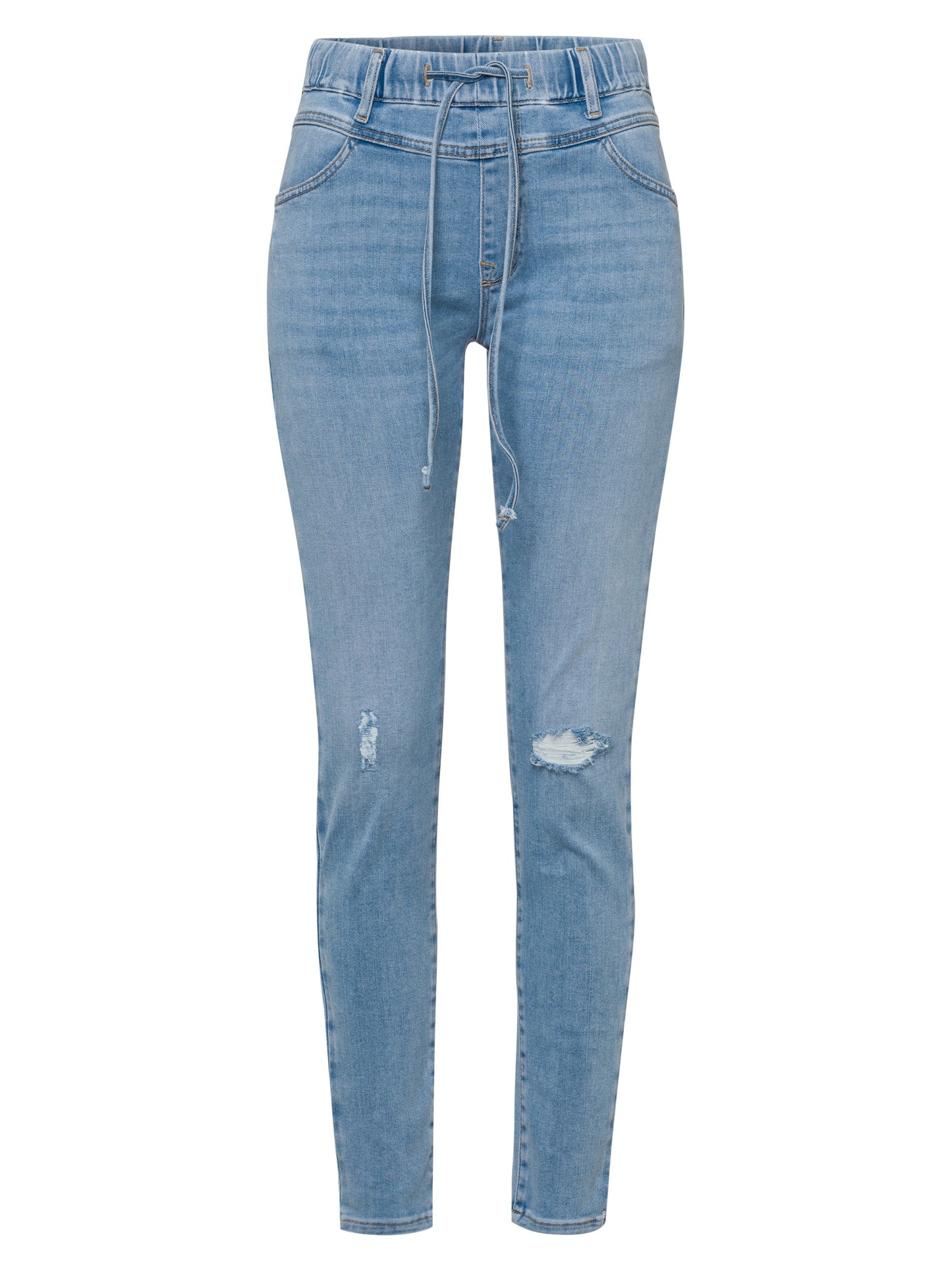 Janelle women's jeans jogger fit light blue