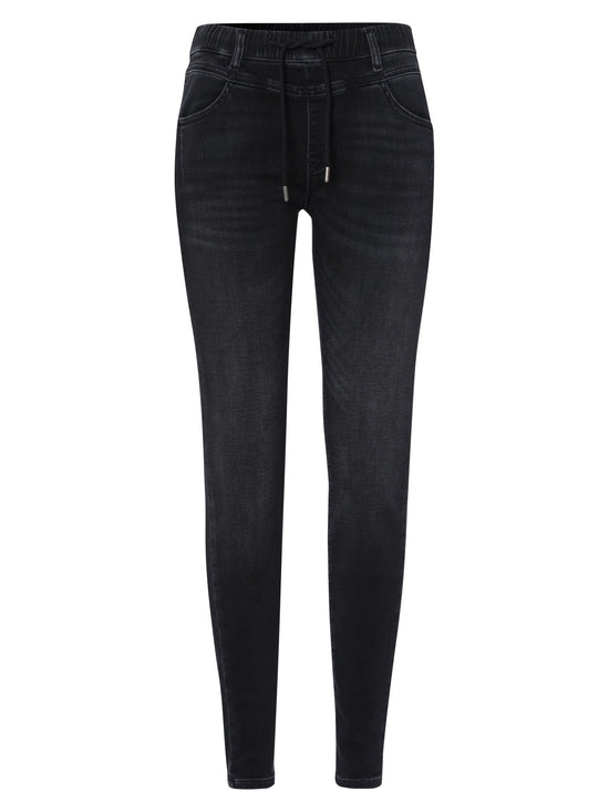 Janelle women's jeans jogger fit dark grey