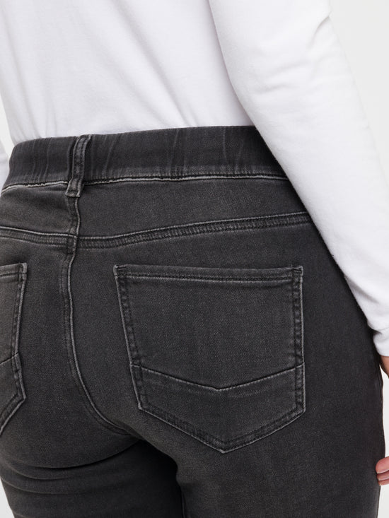 Janelle women's jeans jogger fit dark grey