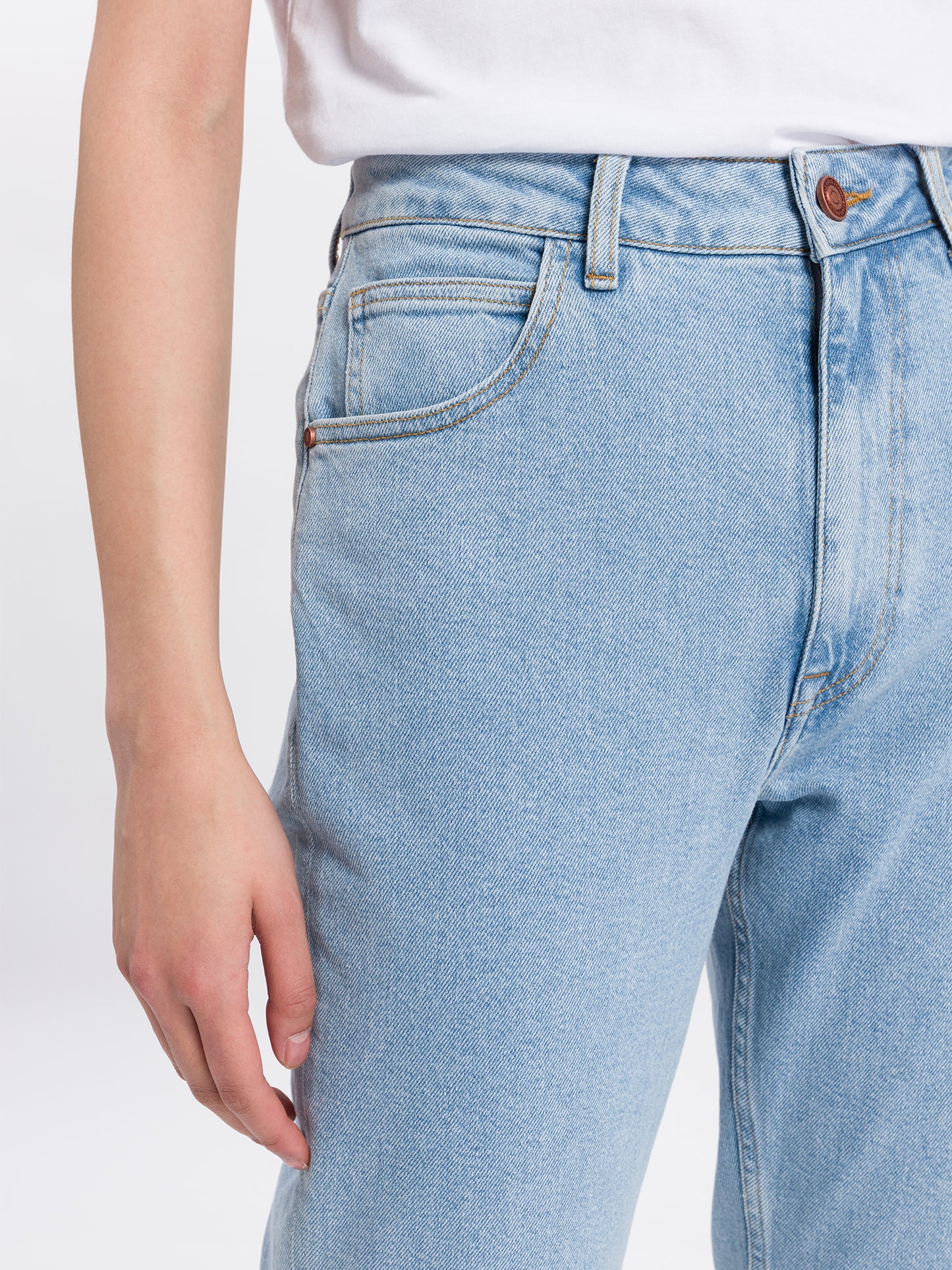 Joyce women's jeans jogger fit light blue