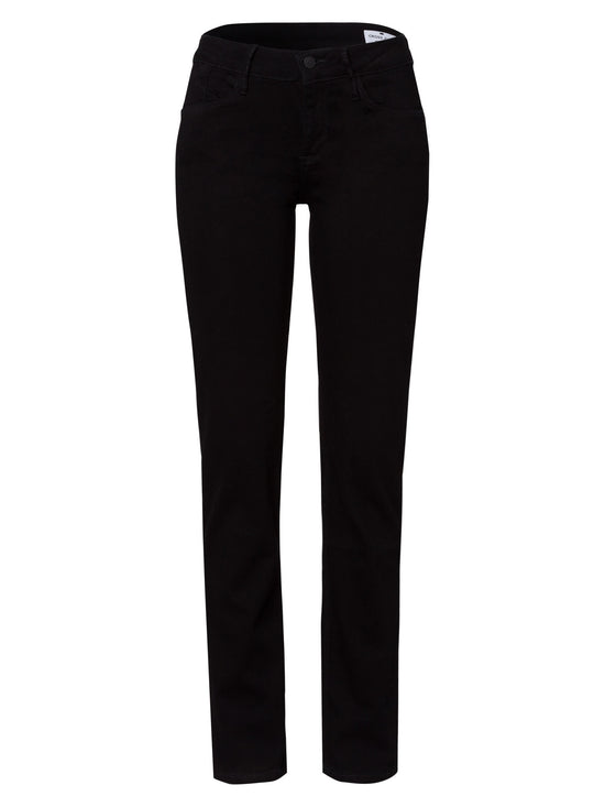 Rose women's jeans regular fit high waist black