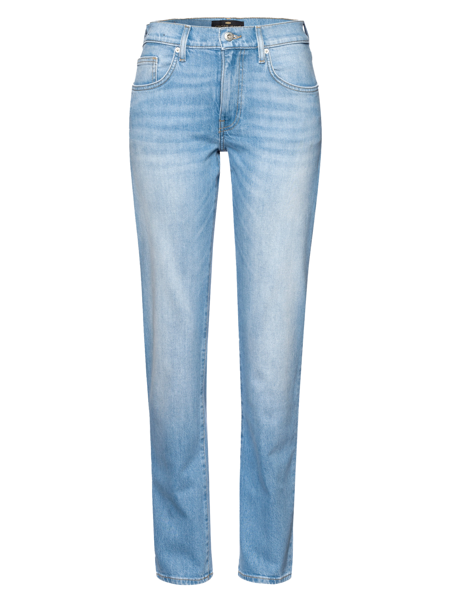 Emilia Damen Jeans Regular Fit Mid Waist hellblau