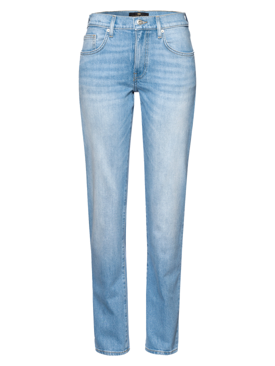 Emilia Damen Jeans Regular Fit Mid Waist hellblau