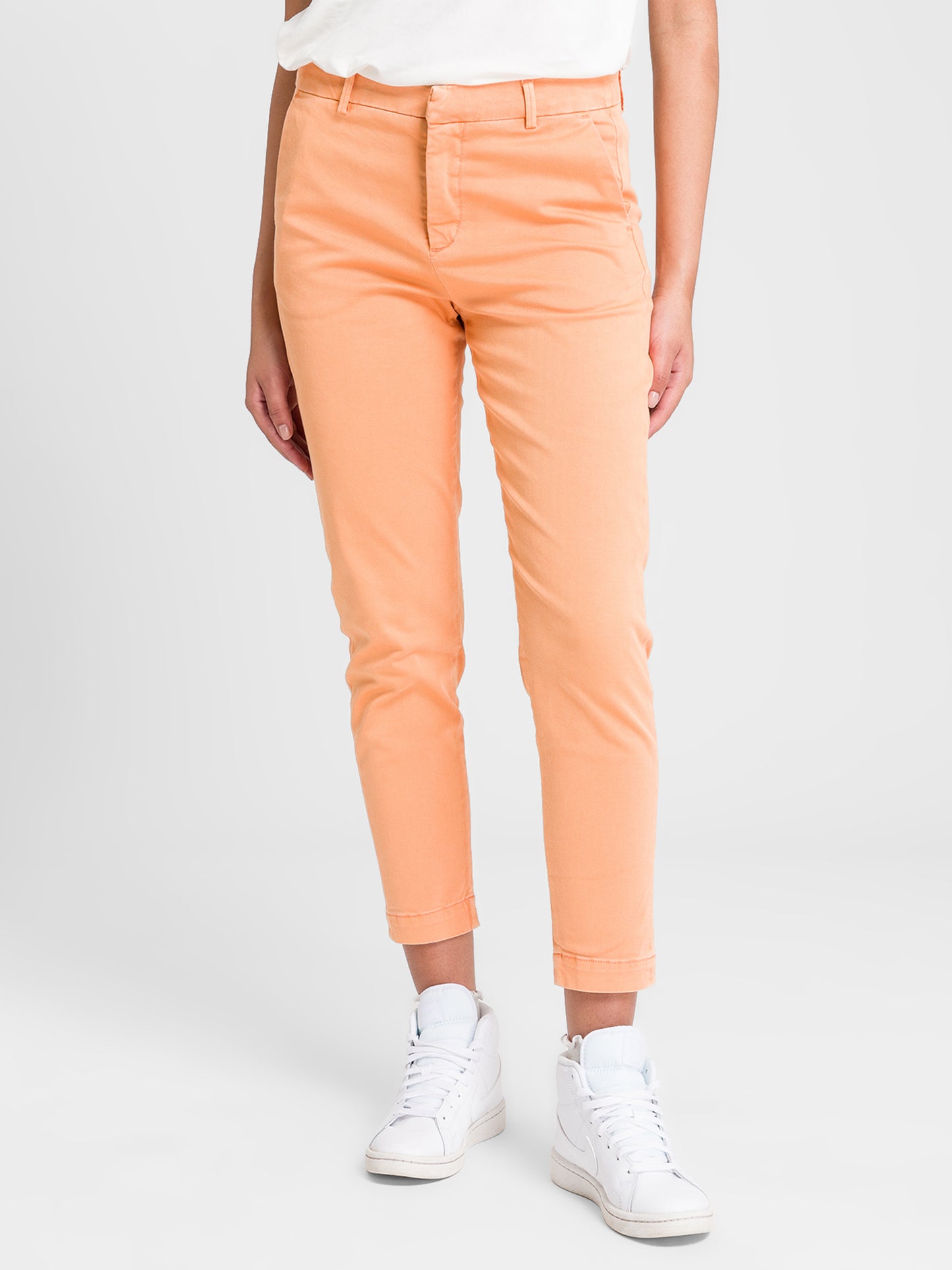 Women's jeans chinos light orange