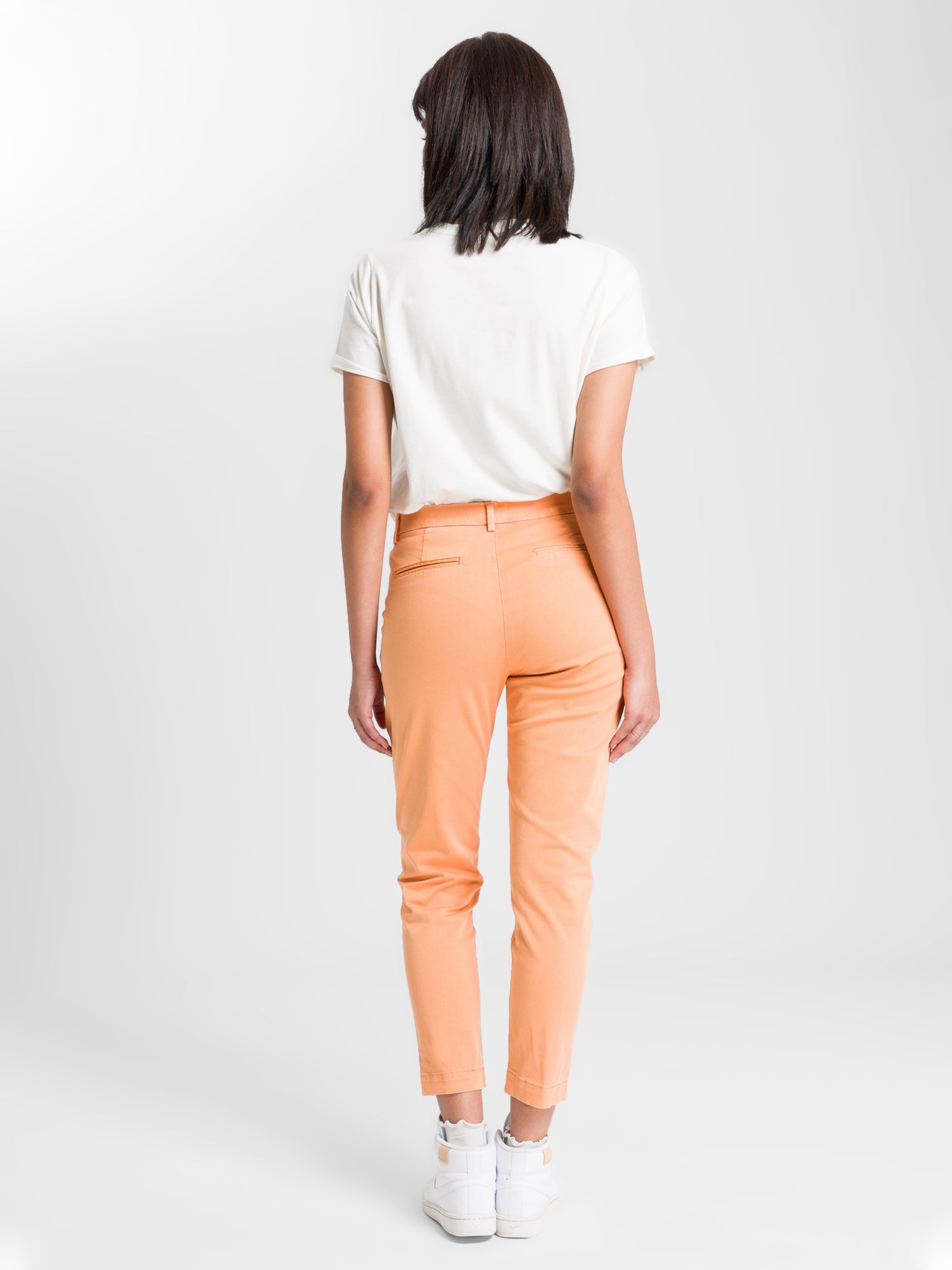 Women's jeans chinos light orange