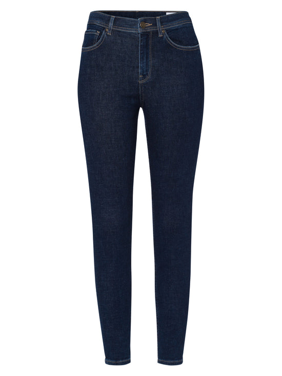 Judy Damen Jeans Super Skinny Fit High Waist Ankle Lenght dunkelblau