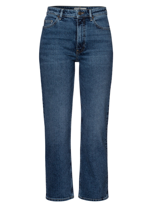 Marisa women's jeans regular fit high waist straight leg medium blue