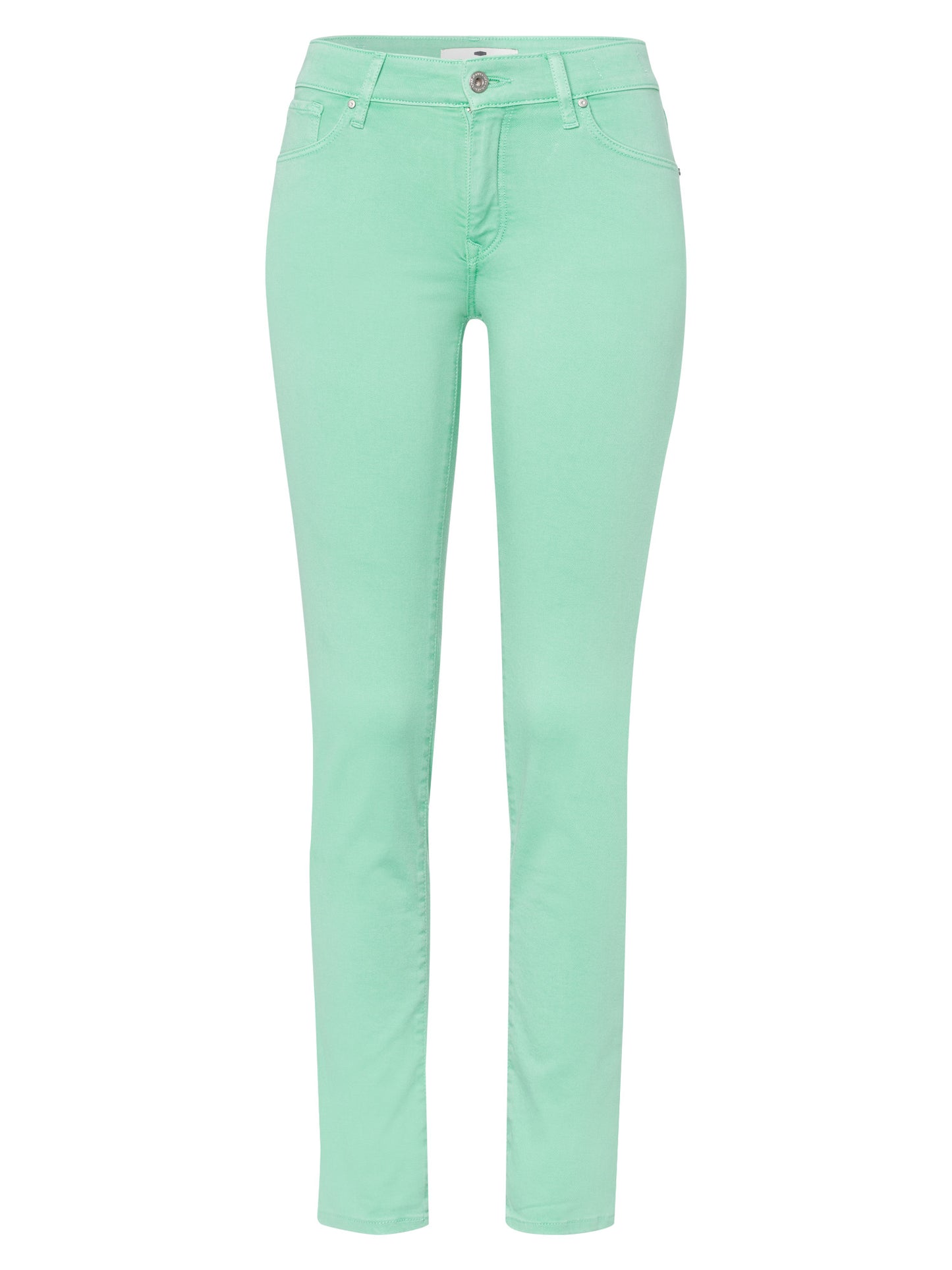 Anya women's jeans slim fit high waist light green