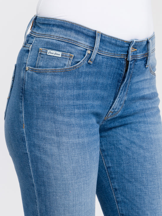 Anya women's jeans slim fit high waist blue