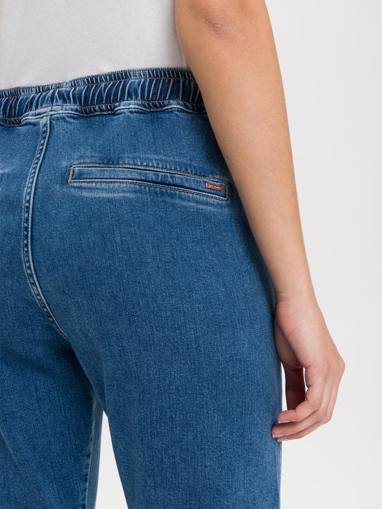 Women's jeans jogger fit blue