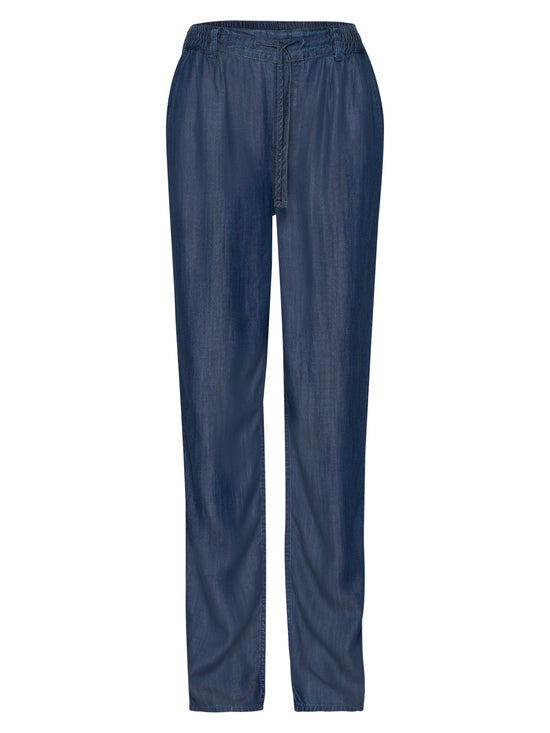 Women's jeans straight fit dark blue